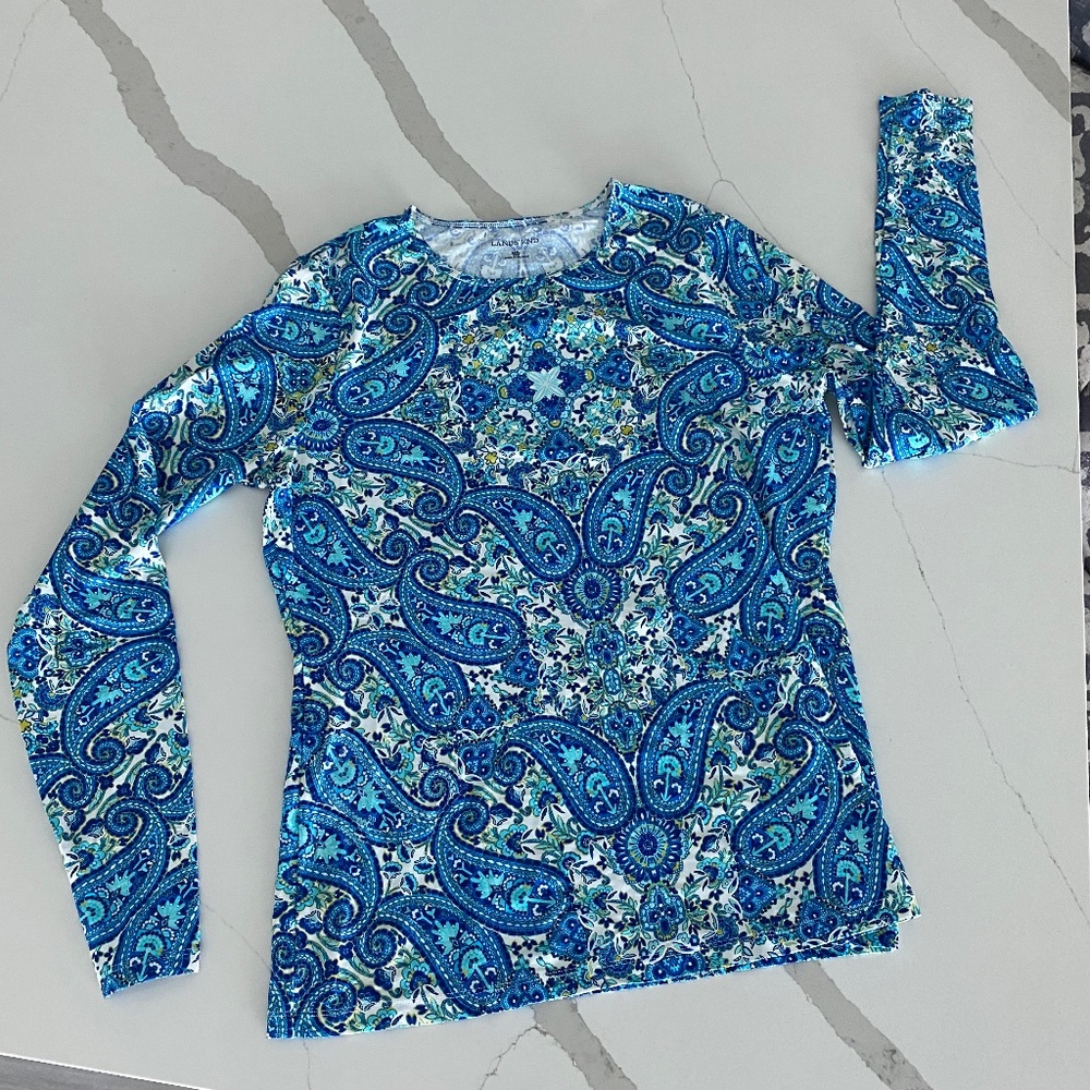 Lands End Rashguard Sz M/L